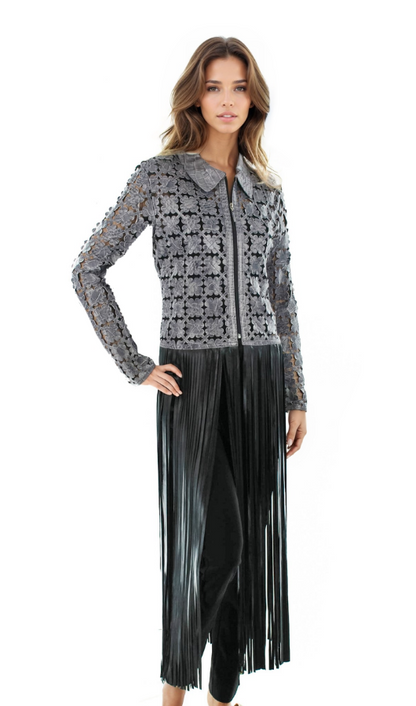 ABF 11911024 Leather Whip Jacket