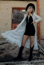 ABF Long Sleeve Leather Duster 11910069