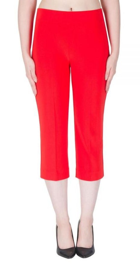Blue, Cropped, Navy, new.bc, newest, Pants, Red, Slip-on, Straight leg, Stretch fabric - August Brock Fashions