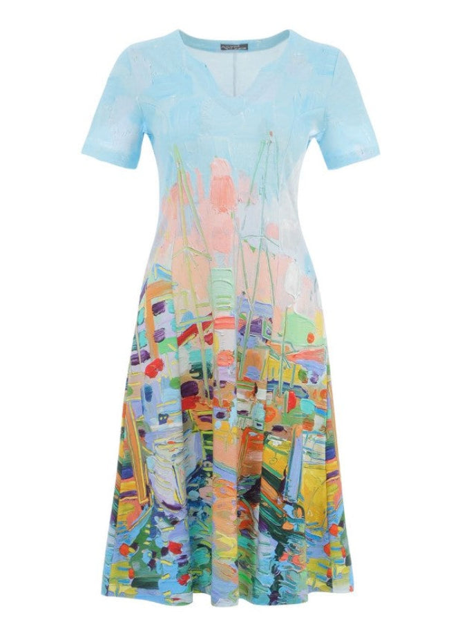 Dolcezza 25735 Multi-Color "King's Pier Marina" Dress