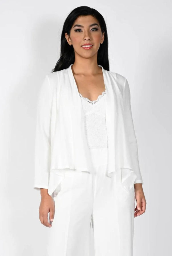 Frank Lyman 231173-1 Off-White Cover Up Jacket