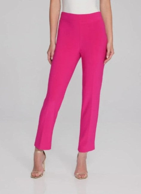 Joseph Ribkoff 143105 Straight Leg Pants with Slit at Back Hem