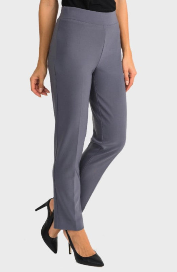 Joseph Ribkoff 143105 Straight Leg Pants with Slit at Back Hem