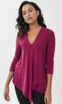 Joseph Ribkoff V-Neck Long Sleeve Tunic Top 161066