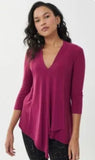 Joseph Ribkoff V-Neck Long Sleeve Tunic Top 161066