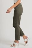 Joseph Ribkoff 202352 Side Slit Slip-On Cropped Pants