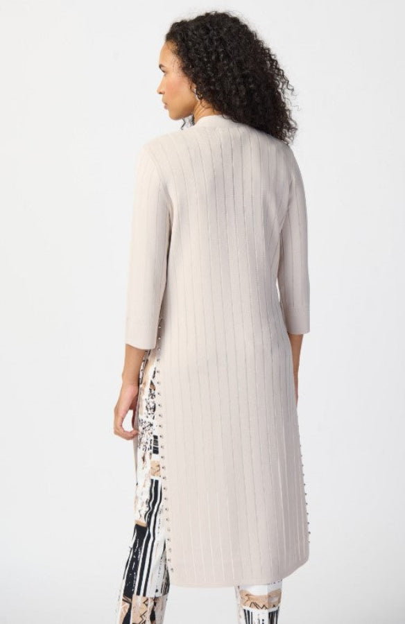 Joseph Ribkoff 222929 Studded Long Cover-Up Cardigan