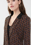 Joseph Ribkoff 223130 Black/Multi Print Blazer Jacket