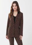 Joseph Ribkoff 223130 Black/Multi Print Blazer Jacket