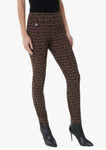 Joseph Ribkoff 223274 Black/Multi Print Pull On Slim Pants