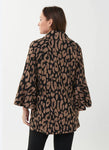 Joseph Ribkoff 223291 Black/Camel Bell Sleeve Coat