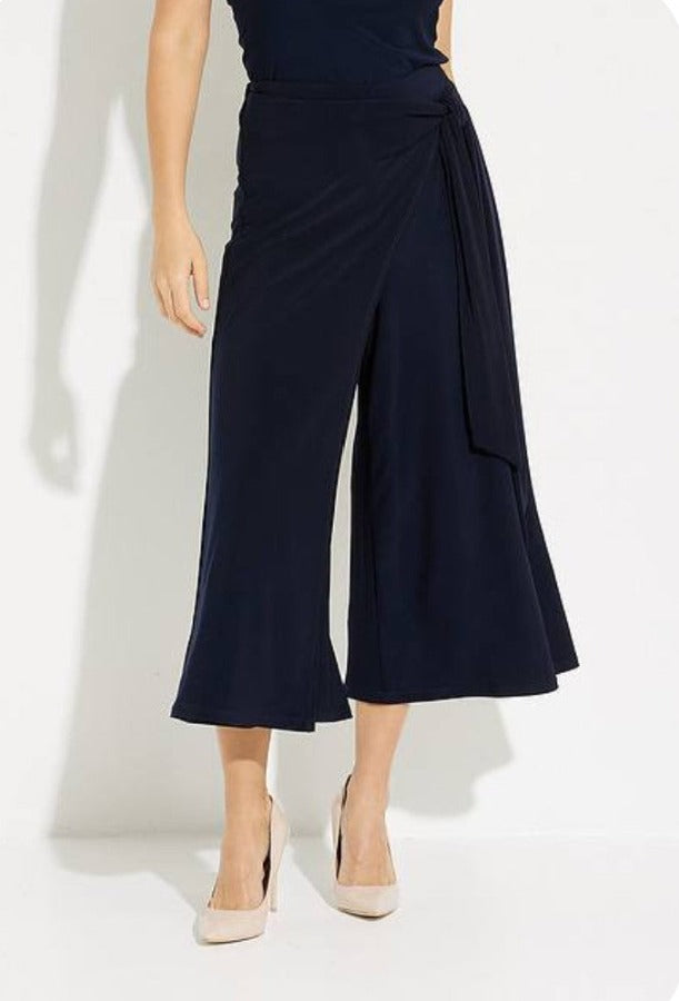Joseph Ribkoff 231140 Wrap-Front Pull On Culotte Pants