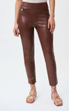 Joseph Ribkoff 231151 Faux Leather Pull-On Cropped Pants