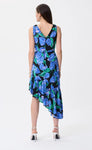 Joseph Ribkoff 231185 Black/Multi Floral Print A-Line Dress