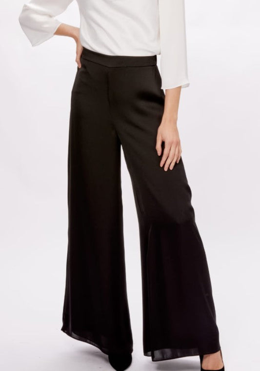 Joseph Ribkoff 233785 Satin Pull On Wide Leg Pants