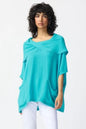 Joseph Ribkoff 241043 Gauze Cowl Neck Tunic Top