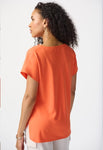 Joseph Ribkoff 241099 Mandarin Cowl Neck Lightweight Top