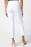 Joseph Ribkoff 241105 Vanilla Side Slit Pull On Slim Capri Pants