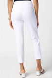 Joseph Ribkoff 241105 Vanilla Side Slit Pull On Slim Capri Pants