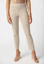 Joseph Ribkoff 241229 Textured Pull On Straight Cropped Pants