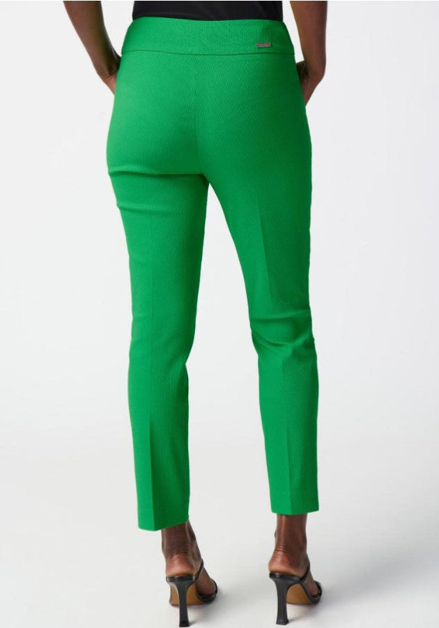 Joseph Ribkoff 241229 Textured Pull On Straight Cropped Pants