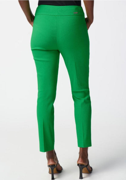 Joseph Ribkoff 241229 Textured Pull On Straight Cropped Pants