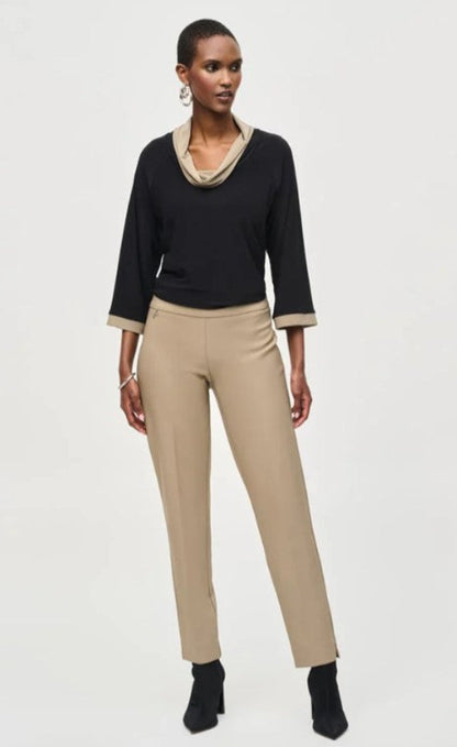 Joseph Ribkoff 241231 Java Twill Pull On Slim Ankle Pants