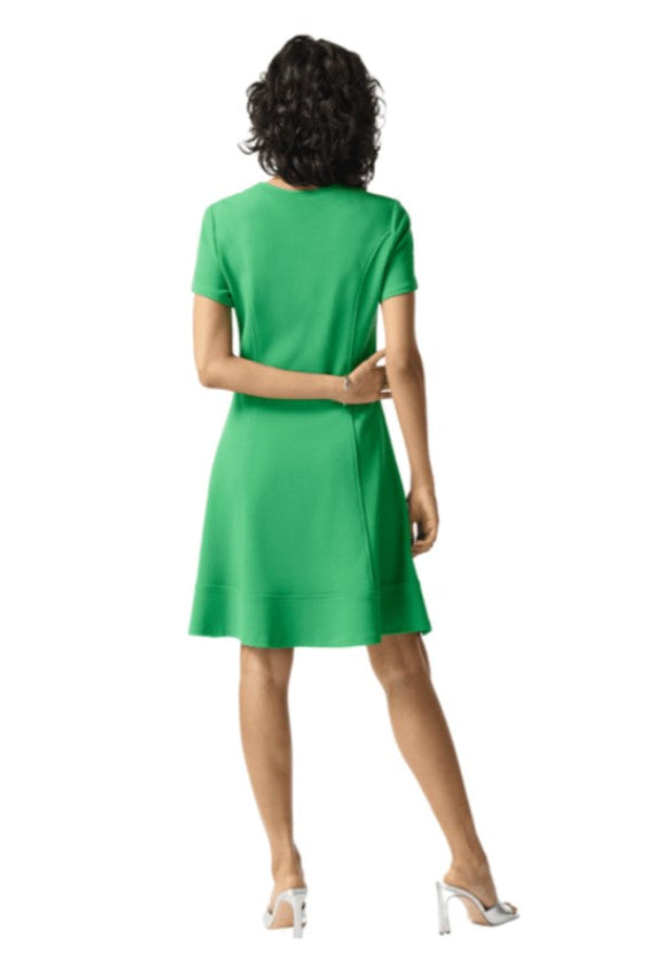 Joseph Ribkoff 242031 Island Green Scuba Crepe Fit and Flare Dress