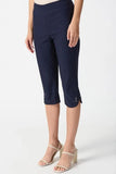 Joseph Ribkoff 242051 Midnight Blue Stretch Pull On Capri Pants