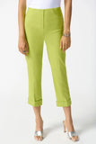 Joseph Ribkoff 242054 Key Lime Pull On Cropped Pants