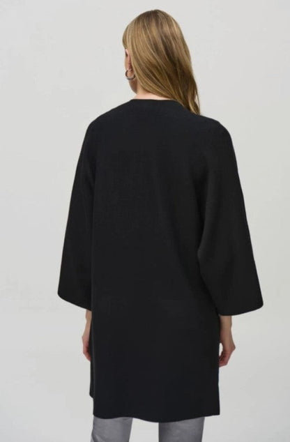 Joseph Ribkoff 244911 Black Embellished Kimono Sleeve Cover-Up