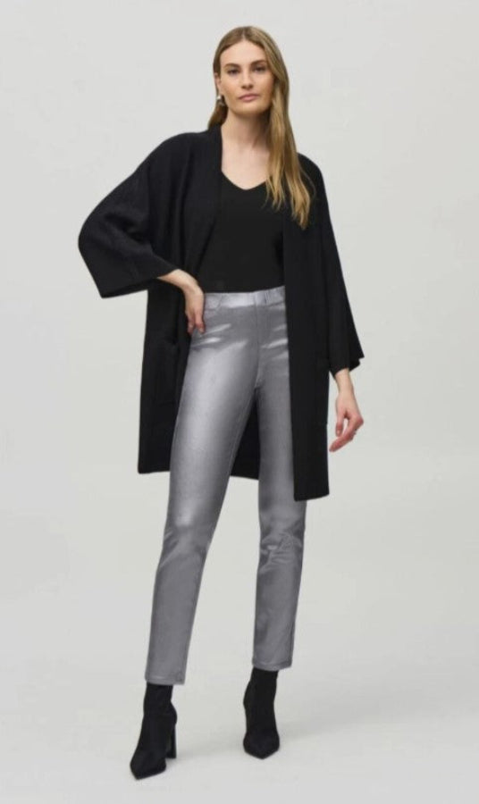 Joseph Ribkoff 244911 Black Embellished Kimono Sleeve Cover-Up