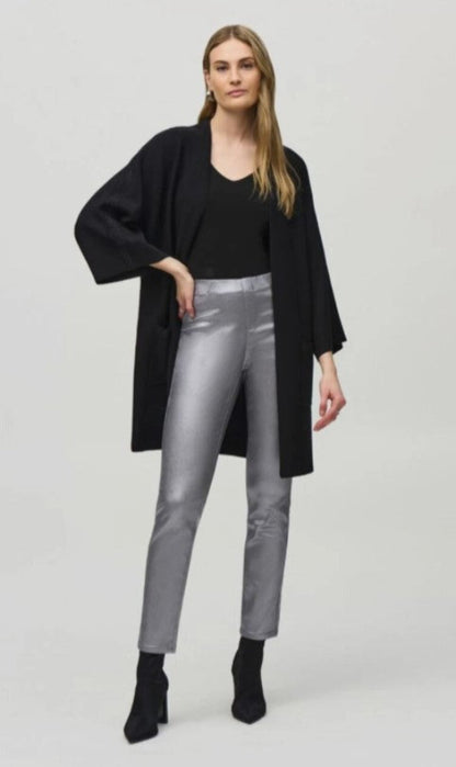 Joseph Ribkoff 244911 Black Embellished Kimono Sleeve Cover-Up
