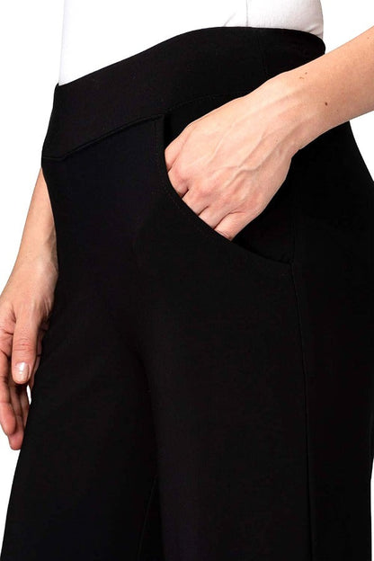Black, Blue, Full leg, Green, inventory, new.bc, Palazzo, Pants, Slip-on, Stretch fabric - August Brock Fashions