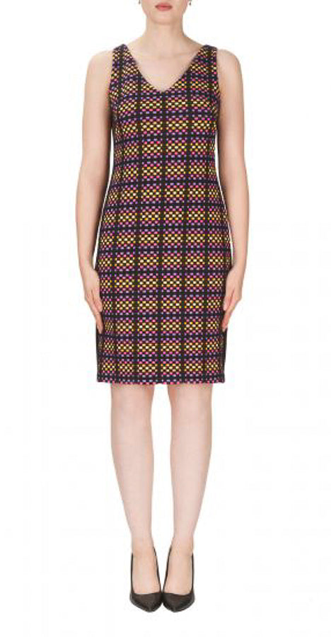 Black, Dresses, inventory, Multi-color, Print, Sleeveless - August Brock Fashions