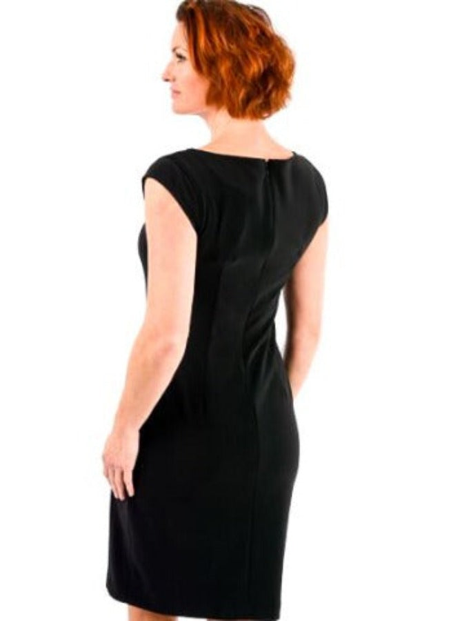 Black, Dresses, Gold, inventory, Short Sleeve - August Brock Fashions