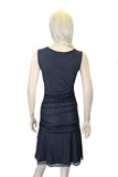 Black, Black & White, Dresses, inventory, Lace, Polka dots, Sleeveless - August Brock Fashions