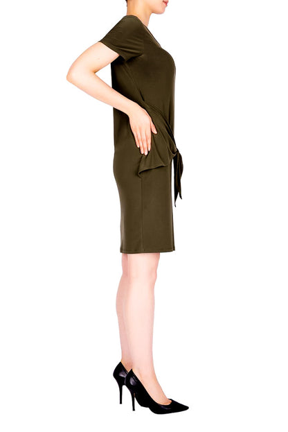 Dresses, Green, inventory, Short Sleeve, Stretch fabric - August Brock Fashions