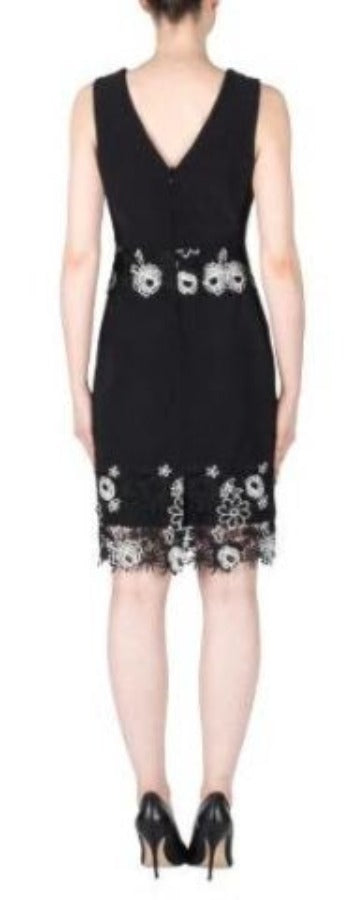 Black, Black & White, Dresses, inventory, Lace, Sleeveless, White - August Brock Fashions