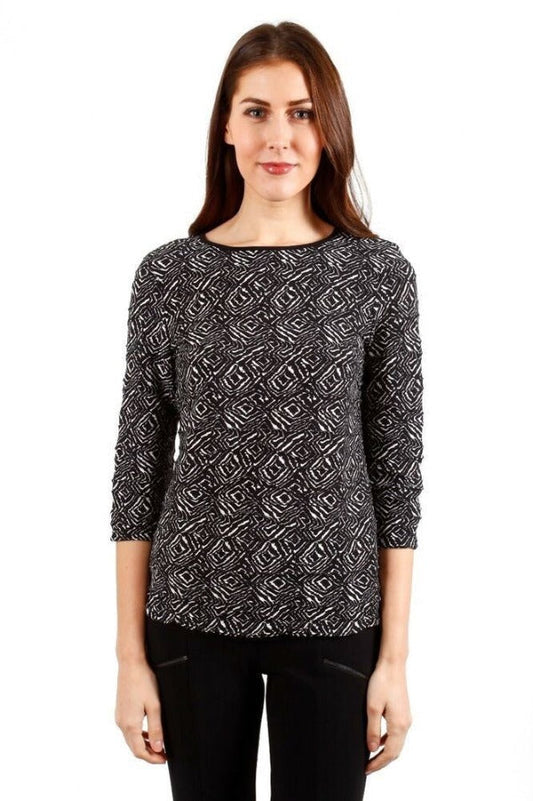 Black, Black & White, inventory, Long Sleeve, Tops, White - August Brock Fashions