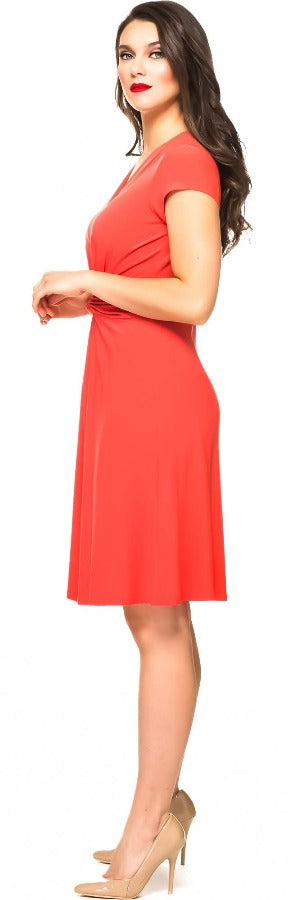 Dresses, inventory, Orange, Short Sleeve - August Brock Fashions
