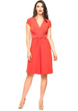 Dresses, inventory, Orange, Short Sleeve - August Brock Fashions