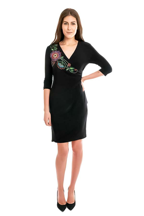 Black, Dresses, inventory, Long Sleeve, Multi-color - August Brock Fashions