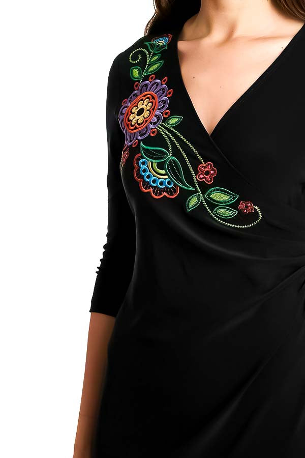 Black, Dresses, inventory, Long Sleeve, Multi-color - August Brock Fashions