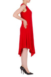Joseph Ribkoff Lipstick Red Sleeveless Dress 191043