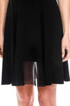 Black, Dresses, inventory, Sheer, Short Sleeve - August Brock Fashions