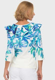Blue, Jackets, Multi-color, Print, White - August Brock Fashions
