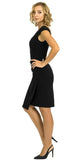 Black, Dresses, inventory, Sheer, Sleeveless - August Brock Fashions