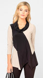 barcode, Black, inventory, Long Sleeve, Stretch fabric, Tan, Tops - August Brock Fashions