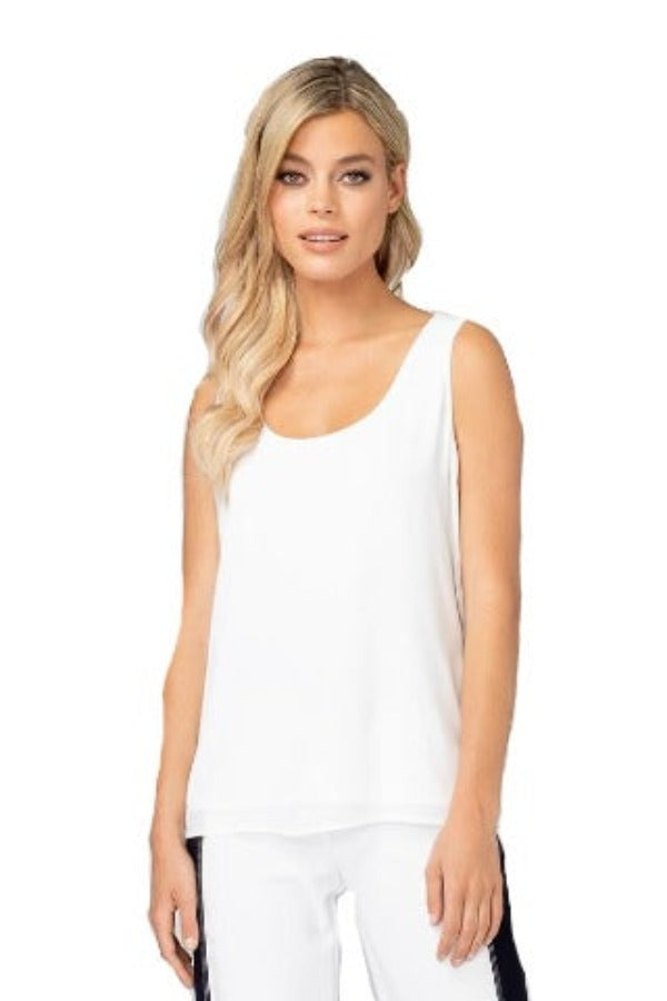 Gold, Grey, inventory, Sleeveless, Tanks, Tops, White, Yellow - August Brock Fashions
